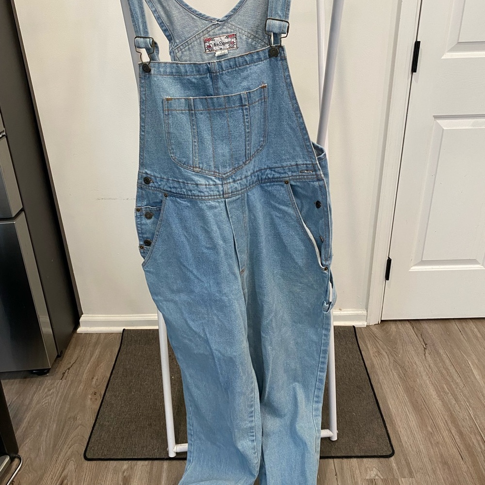 Cotton Express Light Blue Denim Overalls